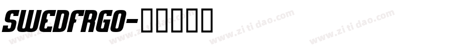 SWEDFRGO字体转换