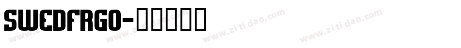 SWEDFRGO字体转换