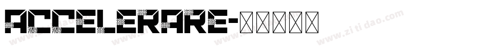 ACCELERARE字体转换