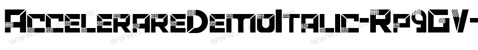 AccelerareDemoItalic-Rp9GV字体转换