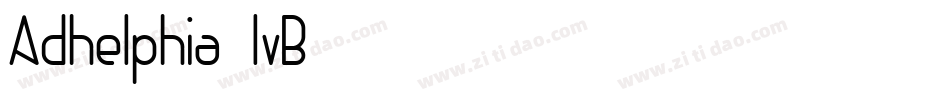 Adhelphia-9lvB字体转换