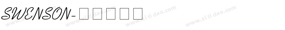 SWENSON字体转换