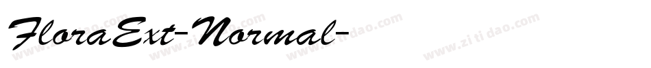 FloraExt-Normal字体转换