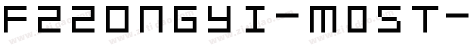 FZZongYi-M05T字体转换
