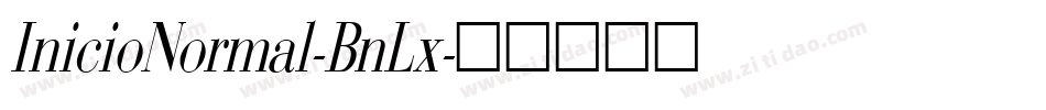 InicioNormal-BnLx字体转换