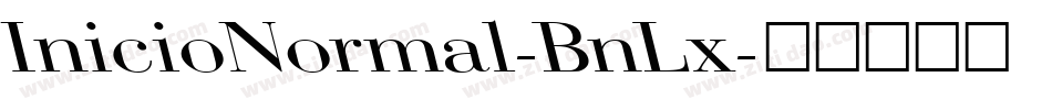 InicioNormal-BnLx字体转换