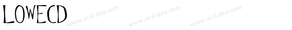 LOWECD字体转换
