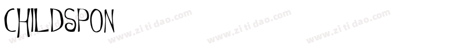 childspon字体转换