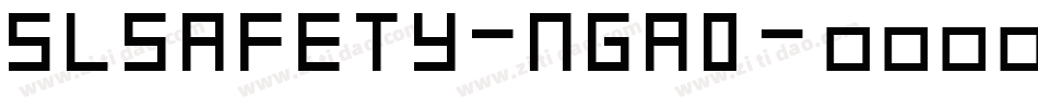 SlSafety-ngA0字体转换