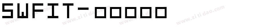 swfit字体转换