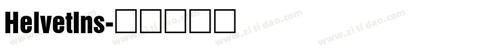 HelvetIns字体转换