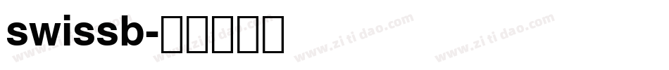 swissb字体转换