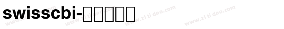 swisscbi字体转换