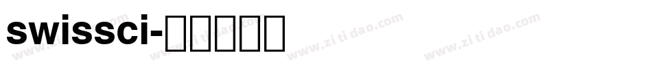 swissci字体转换