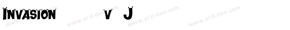 Invasion2028-v0J4字体转换