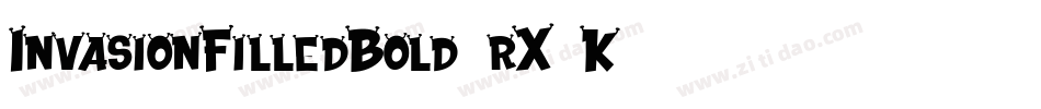 InvasionFilledBold-rX1K字体转换