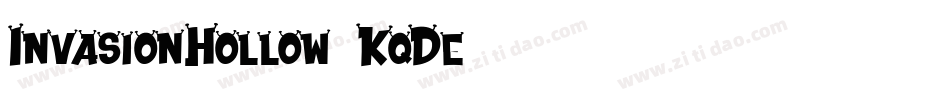 InvasionHollow-KqDe字体转换