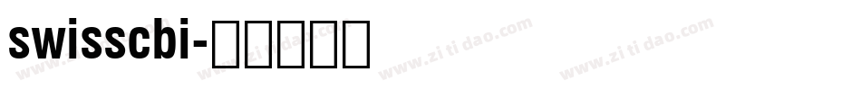 swisscbi字体转换