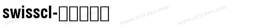 swisscl字体转换