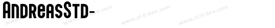 AndreasStd字体转换