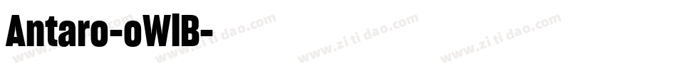 Antaro-oWlB字体转换