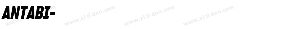 ANTABI字体转换