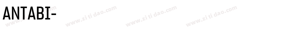 ANTABI字体转换