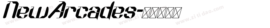 NewArcades字体转换