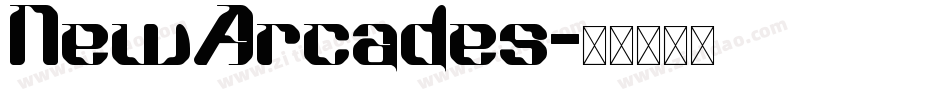 NewArcades字体转换