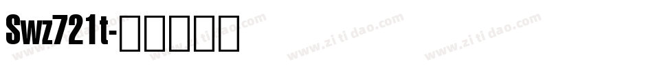 Swz721t字体转换
