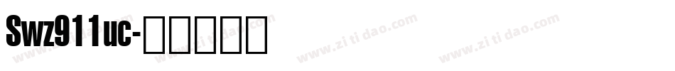 Swz911uc字体转换