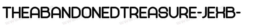 TheAbandonedTreasure-JExB字体转换