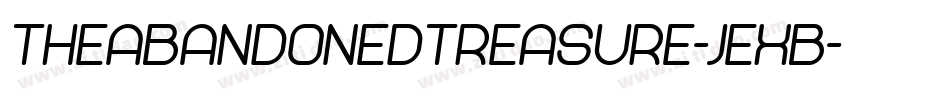 TheAbandonedTreasure-JExB字体转换