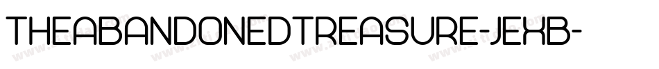 TheAbandonedTreasure-JExB字体转换