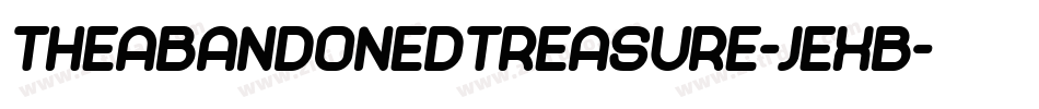 TheAbandonedTreasure-JExB字体转换
