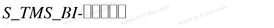 S_TMS_BI字体转换