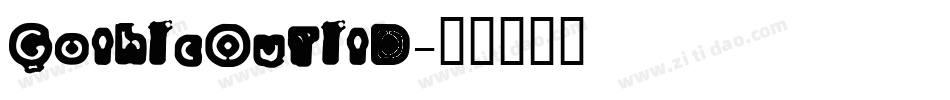 GothicOutTitD字体转换