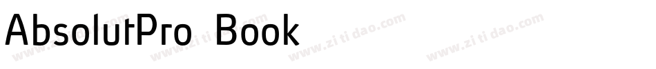 AbsolutPro-Book字体转换