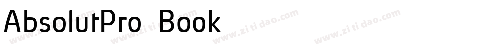 AbsolutPro-Book字体转换