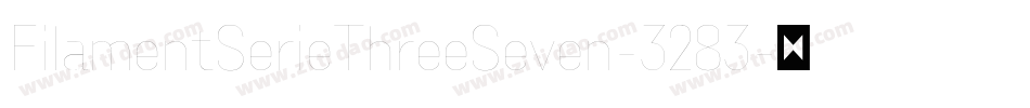 FilamentSerieThreeSeven-3283字体转换