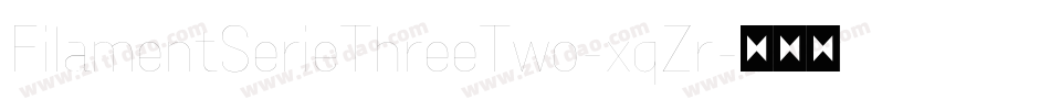 FilamentSerieThreeTwo-xqZr字体转换