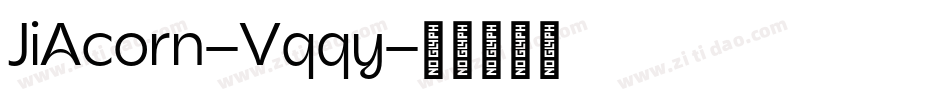 JiAcorn-Vqqy字体转换