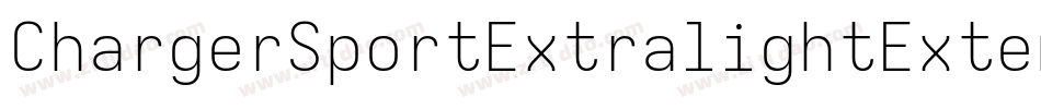 ChargerSportExtralightExtendedOblique-6BZg字体转换