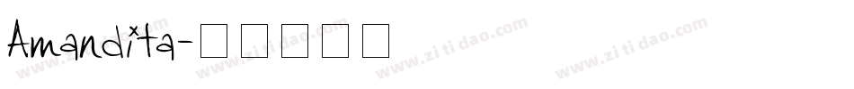Amandita字体转换