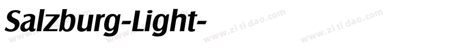 Salzburg-Light字体转换
