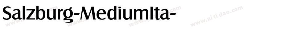 Salzburg-MediumIta字体转换