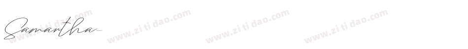 Samantha字体转换