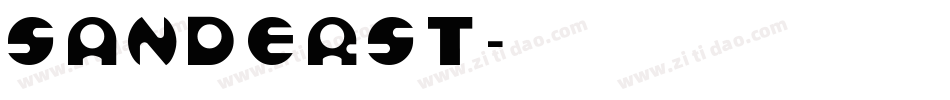Sanderst字体转换