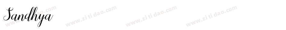 Sandhya字体转换