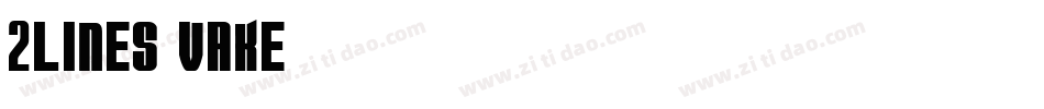 2Lines-vaKE字体转换